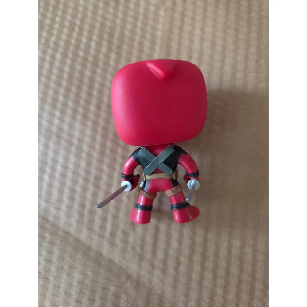 Funko Pop Marvel Comic 4 Inch Deadpool Bobble Head Loose Figure No Box